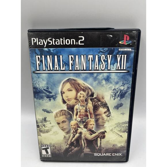 Final Fantasy XII 12 PlayStation 2, 2006 - Black Label PS2 Complete CIB - Picture 1 of 9